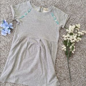Cherokee Grey and Blue Beaded Dress